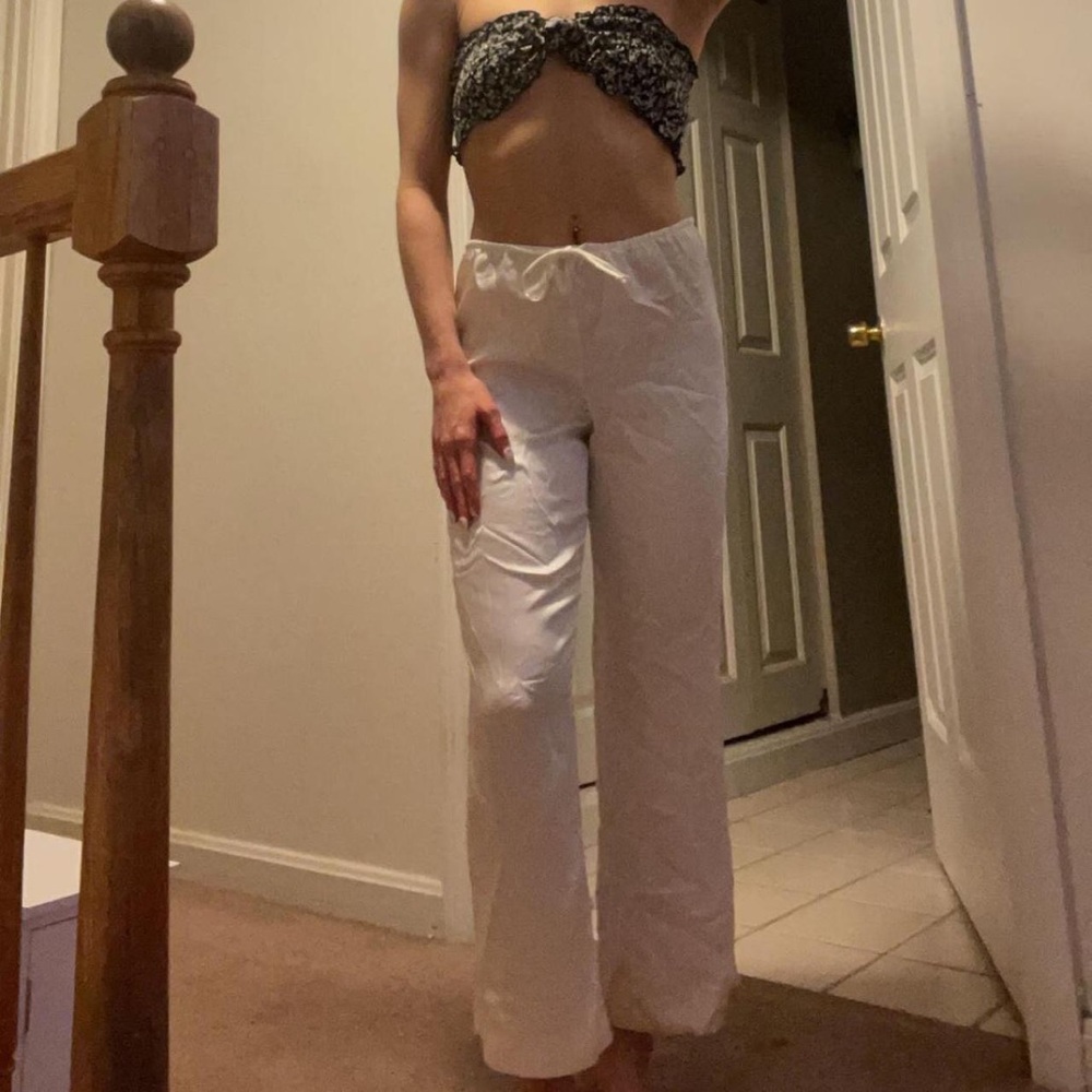 🐚flowy satin Zara pants🐚